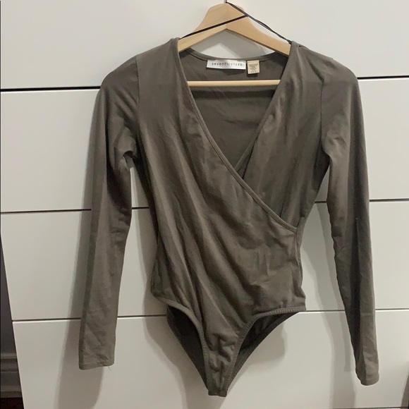 Shop M Bodysuit in Olive - Picture 1 of 1